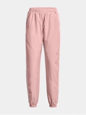 Nohavice Under Armour UA Rush Woven Pant - ružová