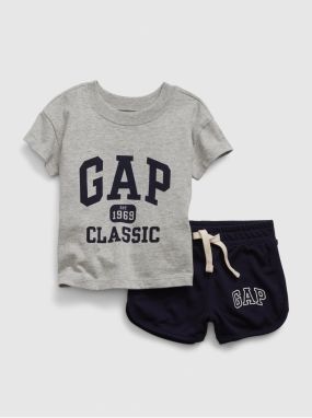 Baby set s logom GAP 1969 Šedá