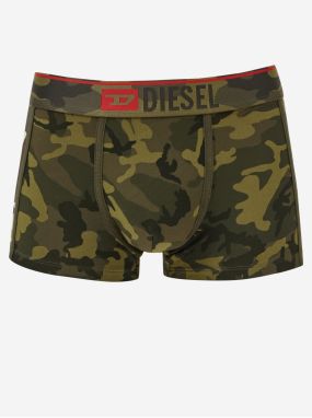 Zelené pánske maskáčové boxerky Diesel Damien