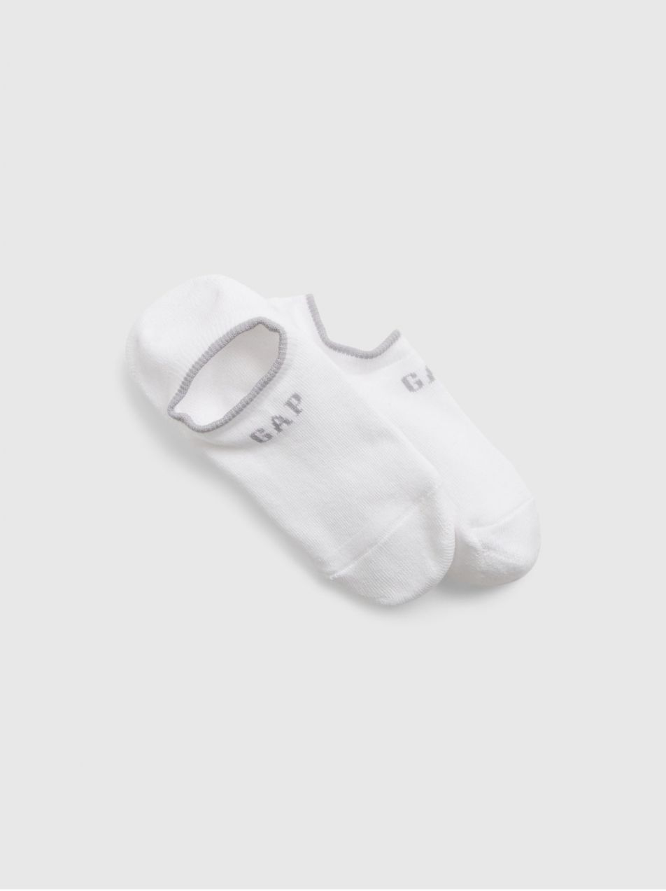 Biele nízke ponožky athletic unisex GAP