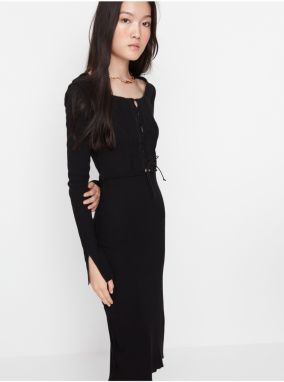 Šaty na denné nosenie pre ženy Trendyol - čierna