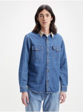 Modrá pánska rifľová košeľa Levi's® Western