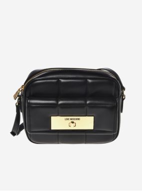 Čierna crossbody kabelka Love Moschino