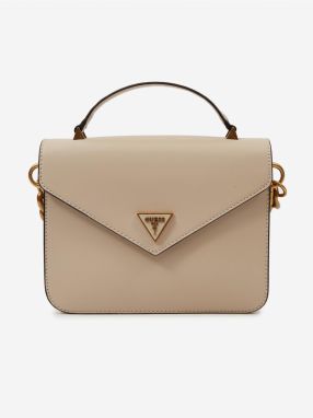 Svetlohnedá crossbody kabelka Guess Retour