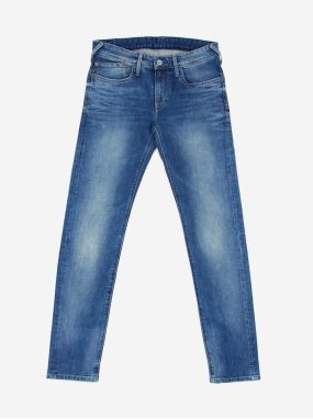 Modré pánske slim fit rifle Pepe Jeans Hatch