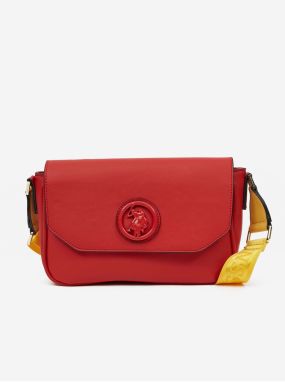 Červená dámska malá crossbody kabelka U.S. Polo Assn. Prestonwood