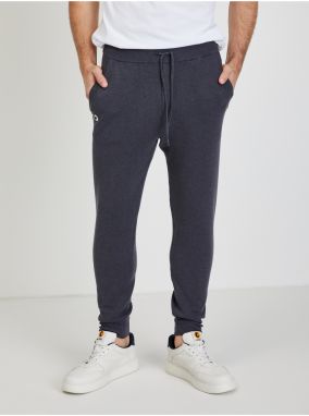Tmavosivé pánske melírované tepláky Tom Tailor Denim