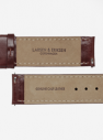 Unisex hodinky v zlatej farbe s hnedým koženým remienkom LARSEN & ERIKSEN  37 mm galéria