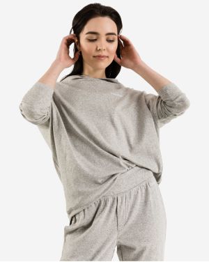 Mikiny pre ženy Calvin Klein - sivá