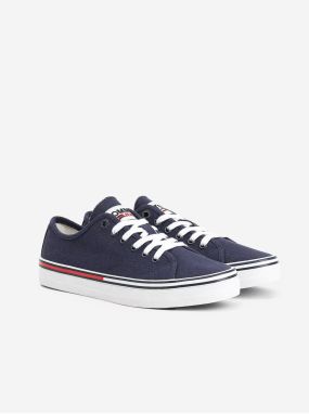 Tmavomodré dámske tenisky Tommy Hilfiger Essential Low Cut