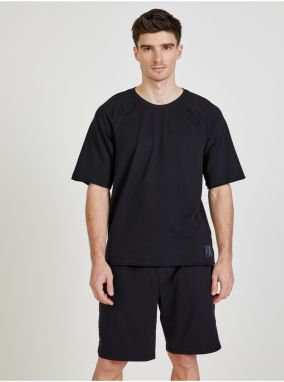 Čierne pánske tričko na spanie Calvin Klein