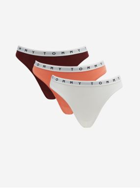 Nohavičky pre ženy Tommy Hilfiger Underwear - biela, oranžová, vínová