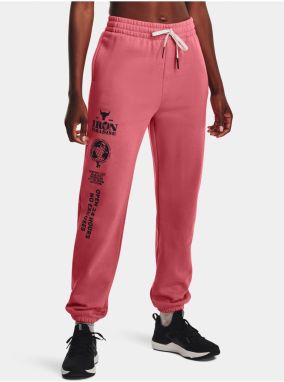 Nohavice a kraťasy pre ženy Under Armour - ružová