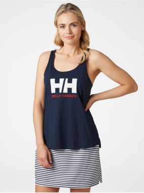 Tmavě modré dámské tílko Helly Hansen Logo Singlet