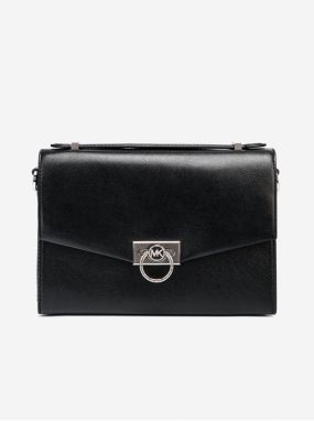 Černá dámská kožená crossbody kabelka Michael Kors Hendrix