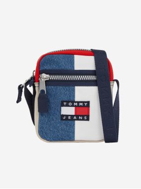 Modro-béžová pánska malá crossbody taška Tommy Jeans