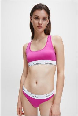 Růžová sportovní podprsenka Unlined Bralette Calvin Klein Underwear