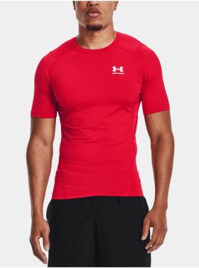 Tričko Under Armour UA HG Armour Comp SS - červená