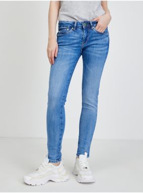 Modré dámske slim fit rifle Pepe Jeans