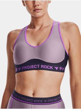 Svetlofialová podprsenka Under Armour UA Pjt Rck Crsbck Dsrpt Bra