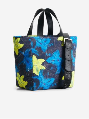 Žlto-modrá dámska kvetovaná kabelka Desigual Jade Valdivia