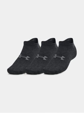 Sada troch párov unisex ponožiek v čiernej farbe Under Armour UA Essential No Show 3pk