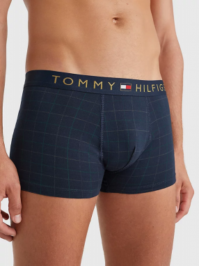 Sada pánskych boxerok a ponožiek v tmavomodrej farbe Tommy Hilfiger