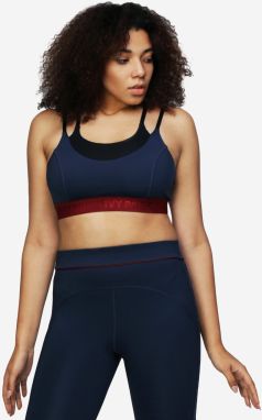 Tmavomodrá športová podprsenka s dvojitými ramienkami Ivy Park