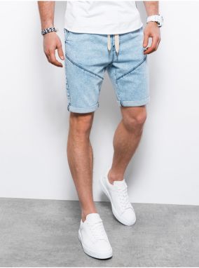 Kraťasy pre mužov Ombre Clothing - svetlomodrá