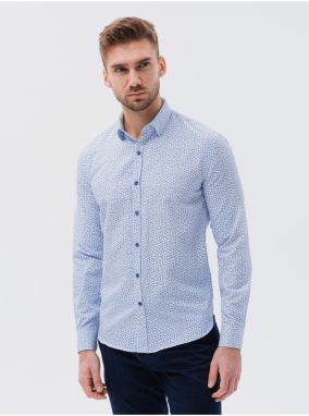 Neformálne pre mužov Ombre Clothing - svetlomodrá, biela