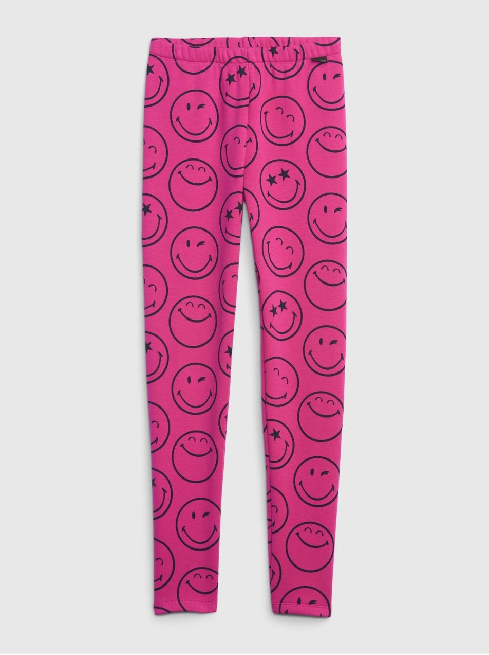 Růžové holčičí legíny GAP & Smiley®