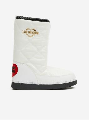 Zimná obuv pre ženy Love Moschino - biela