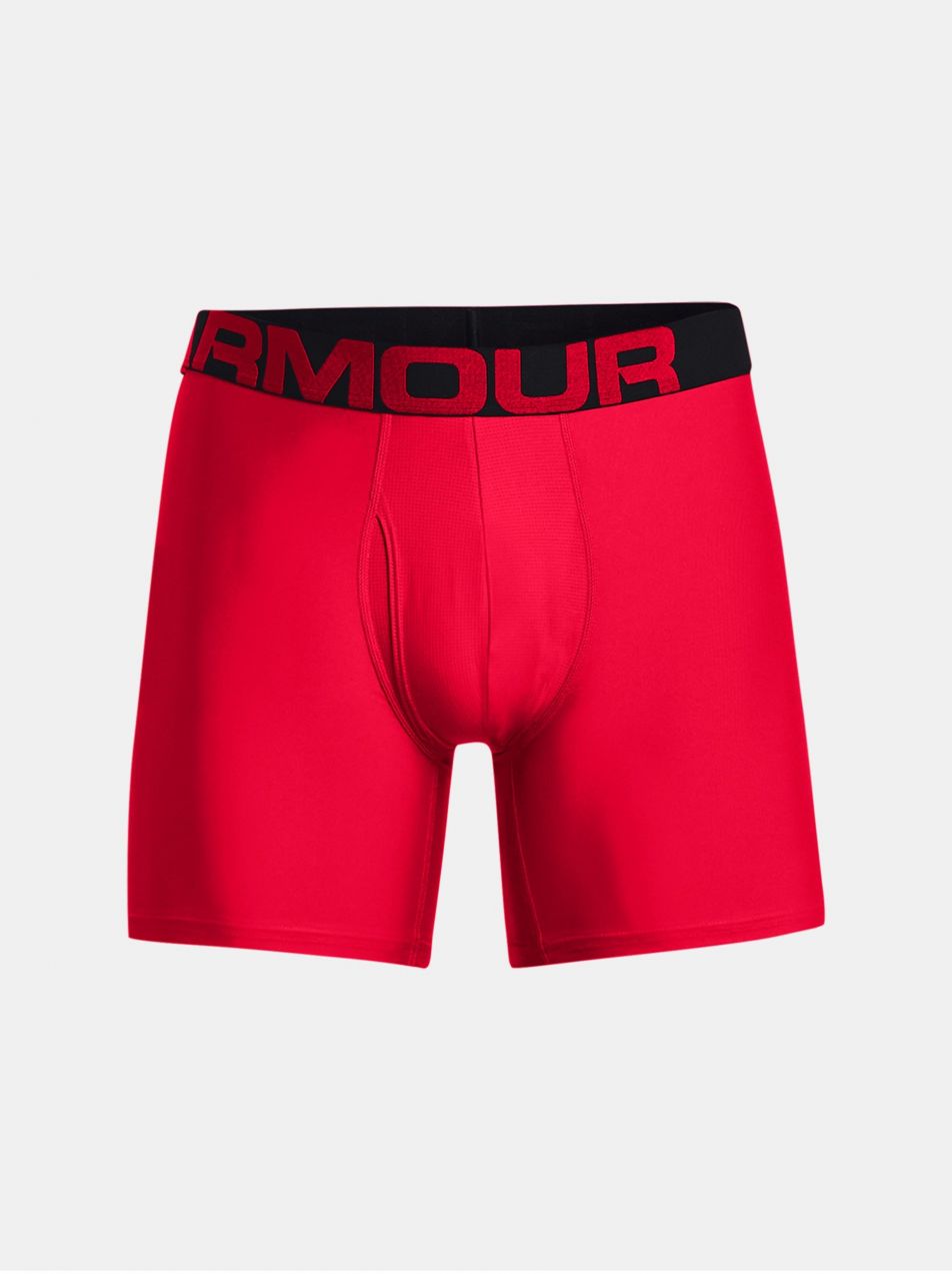 Boxerky Under Armour Tech 6in 2 Pack - červená