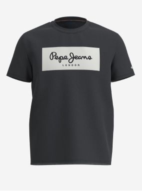 Tričká s krátkym rukávom pre mužov Pepe Jeans - tmavosivá