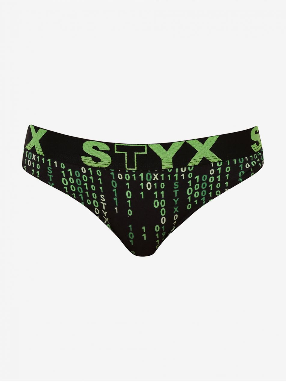Nohavičky pre ženy STYX - zelená, čierna