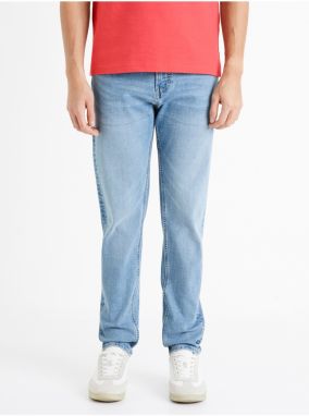 Slim fit pre mužov Celio - svetlomodrá