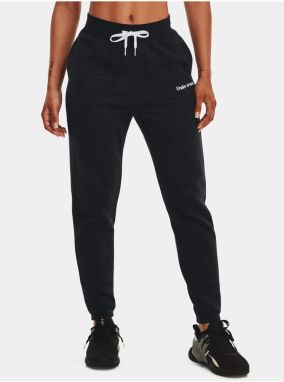 Čierne dámske tepláky Under Armour Essential Script Pant