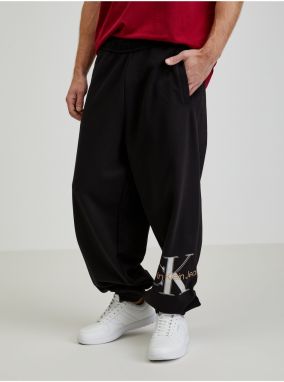 Tepláky pre mužov Calvin Klein Jeans - čierna