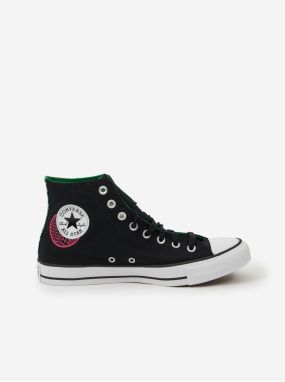 Čierne pánske členkové tenisky Converse