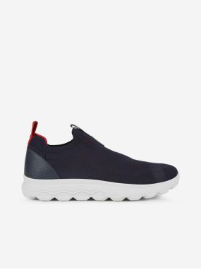 Tmavomodré pánske slip on tenisky Geox