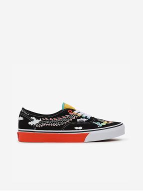 Čierne pánske vzorované tenisky VANS UA Authentic