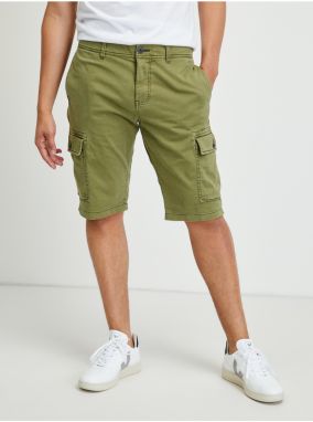 Zelené pánske šortky s vreckami Tom Tailor