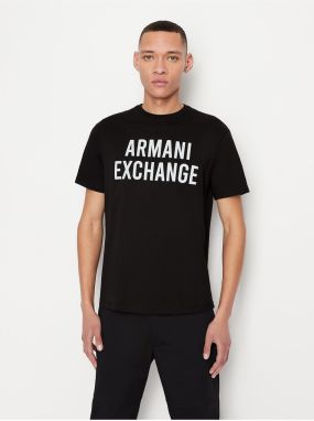 Čierne pánske tričko Armani Exchange