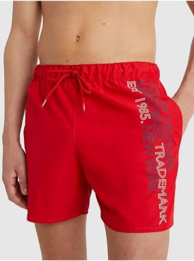 Červené pánske plavky Tommy Hilfiger Underwear