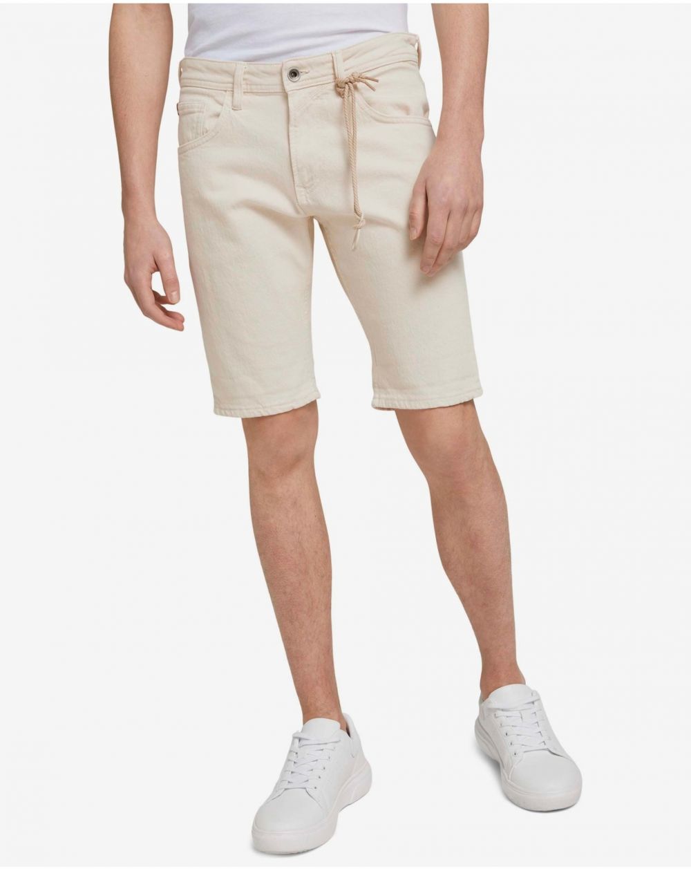 Kraťasy pre mužov Tom Tailor Denim - biela