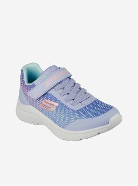 Svetlo fialové dievčenskú tenisky Skechers Microspec Plus Disco Dreaming