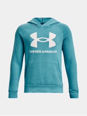 Mikina Under Armour UA RIVAL FLEECE HOODIE-BLU