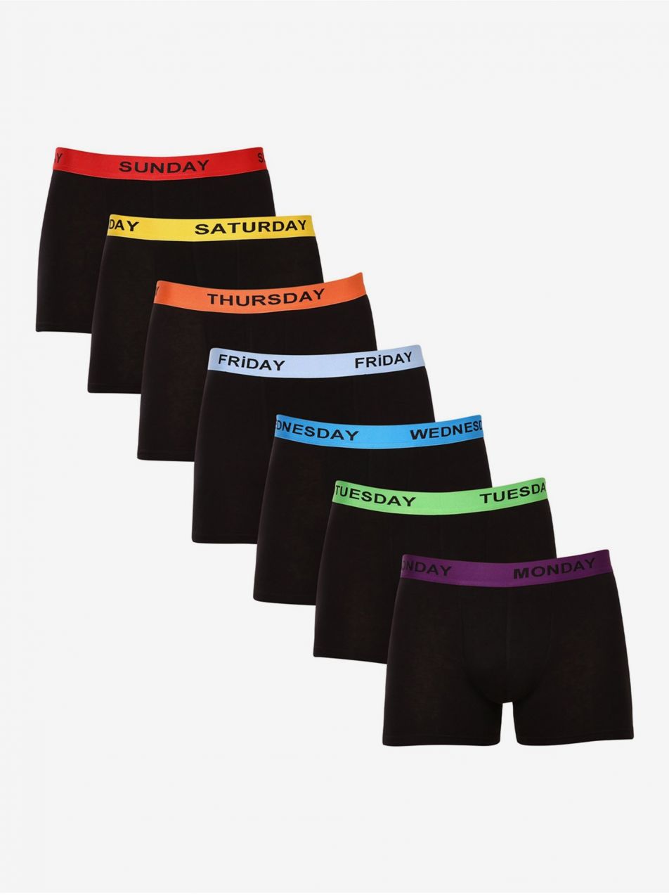 Boxerky pre mužov Nedeto  - čierna, fialová, zelená, modrá, oranžová, žltá, červená