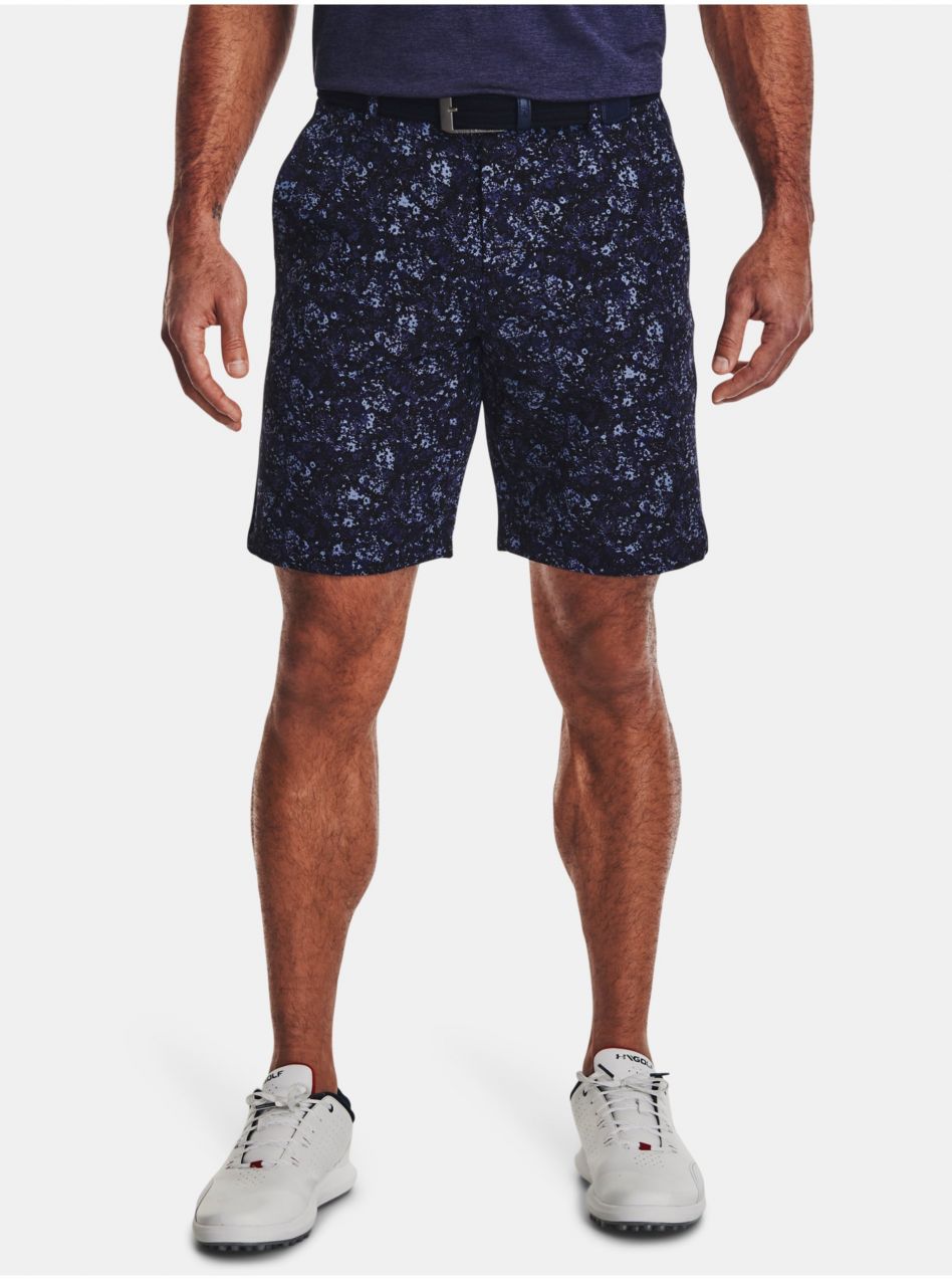 Nohavice a kraťasy pre mužov Under Armour - modrá