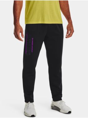 Čierne pánske športové nohavice Under Armour UA Armour Fleece Pant